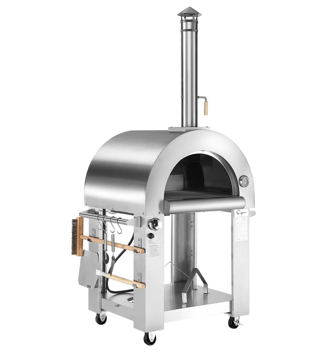 Empava Outdoor Wood Fired and Gas Pizza Oven PG03