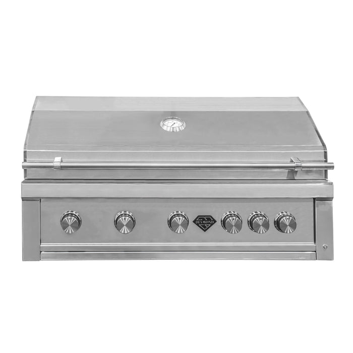 The Outdoor Plus 42″ Diamond Series Stainless Steel DG-5B42-NG