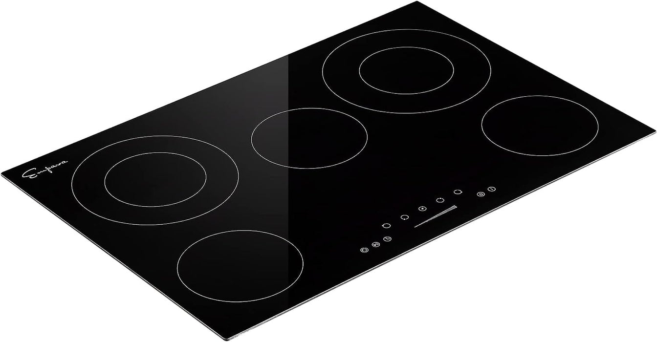 Empava 30 Inch Black Electric Radiant Cooktop