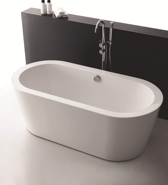 Empava 59 in. Freestanding Soaking Bathtub