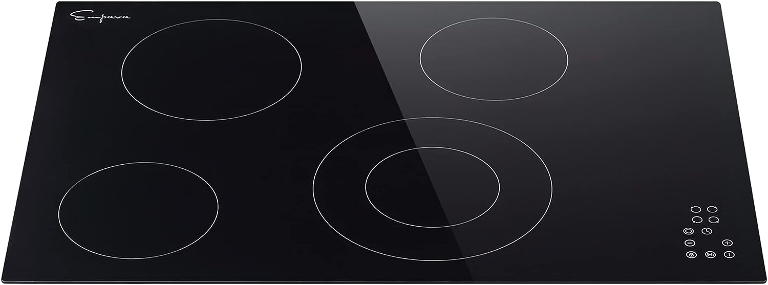 Empava 30 Inch Black Electric Radiant Cooktop