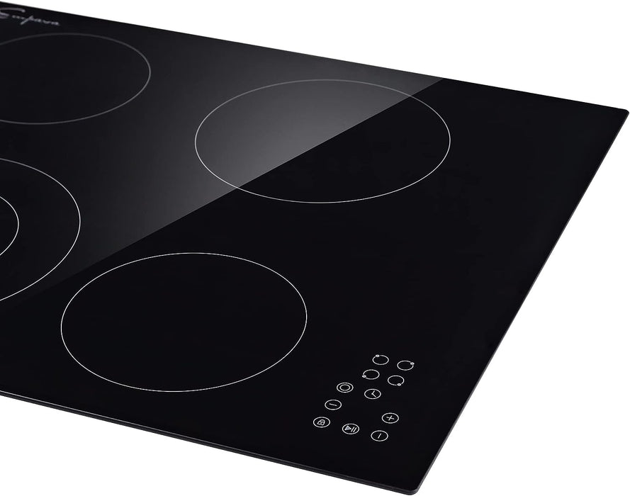 Empava 24 Inch Black Electric Radiant Cooktop