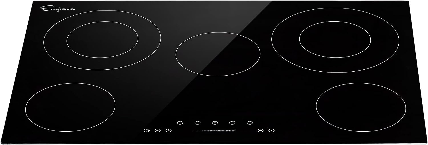 Empava 30 Inch Black Electric Radiant Cooktop