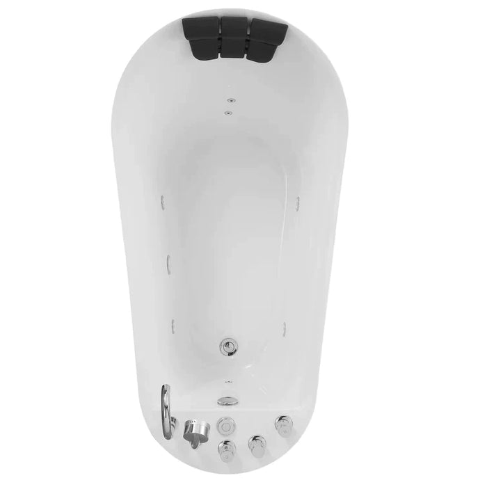 Empava 59 in. Whirlpool Freestanding Acrylic Bathtub