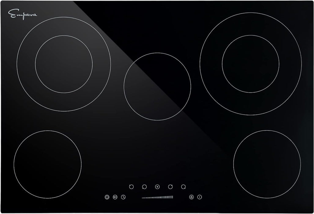 Empava 30 Inch Black Electric Radiant Cooktop