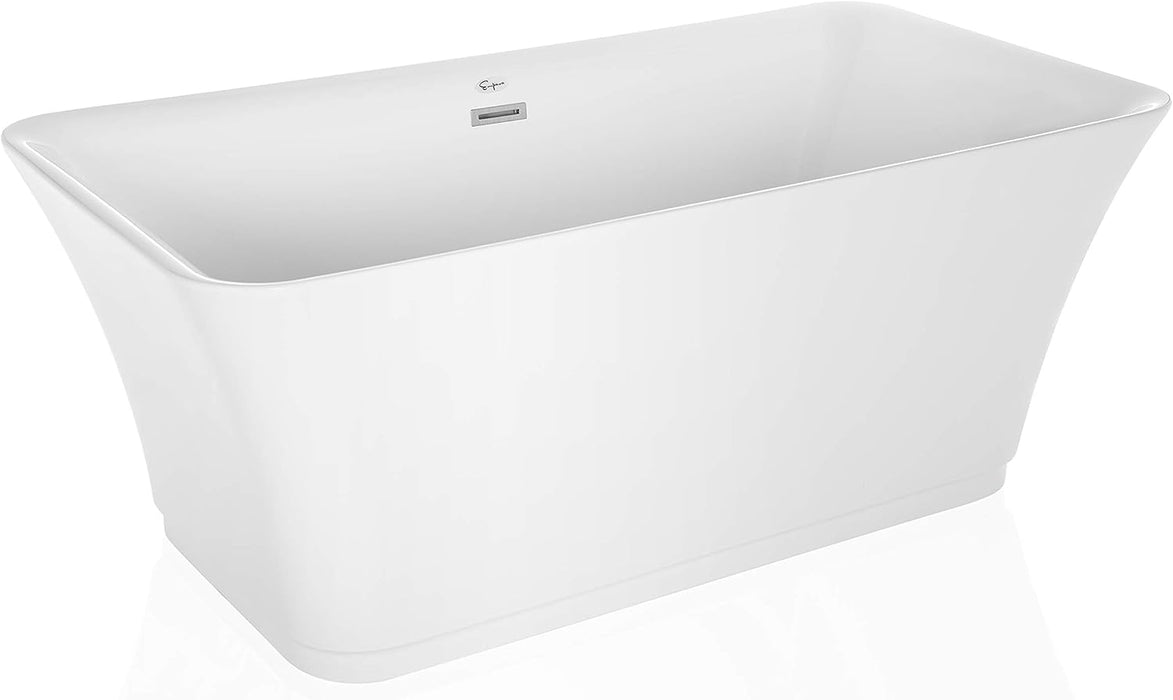 Empava 59 in. Freestanding Soaking Bathtub