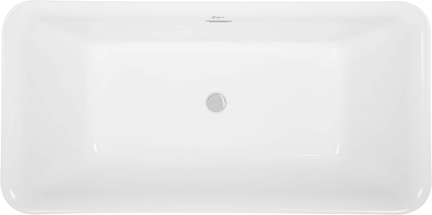 Empava 59 in. Freestanding Soaking Bathtub