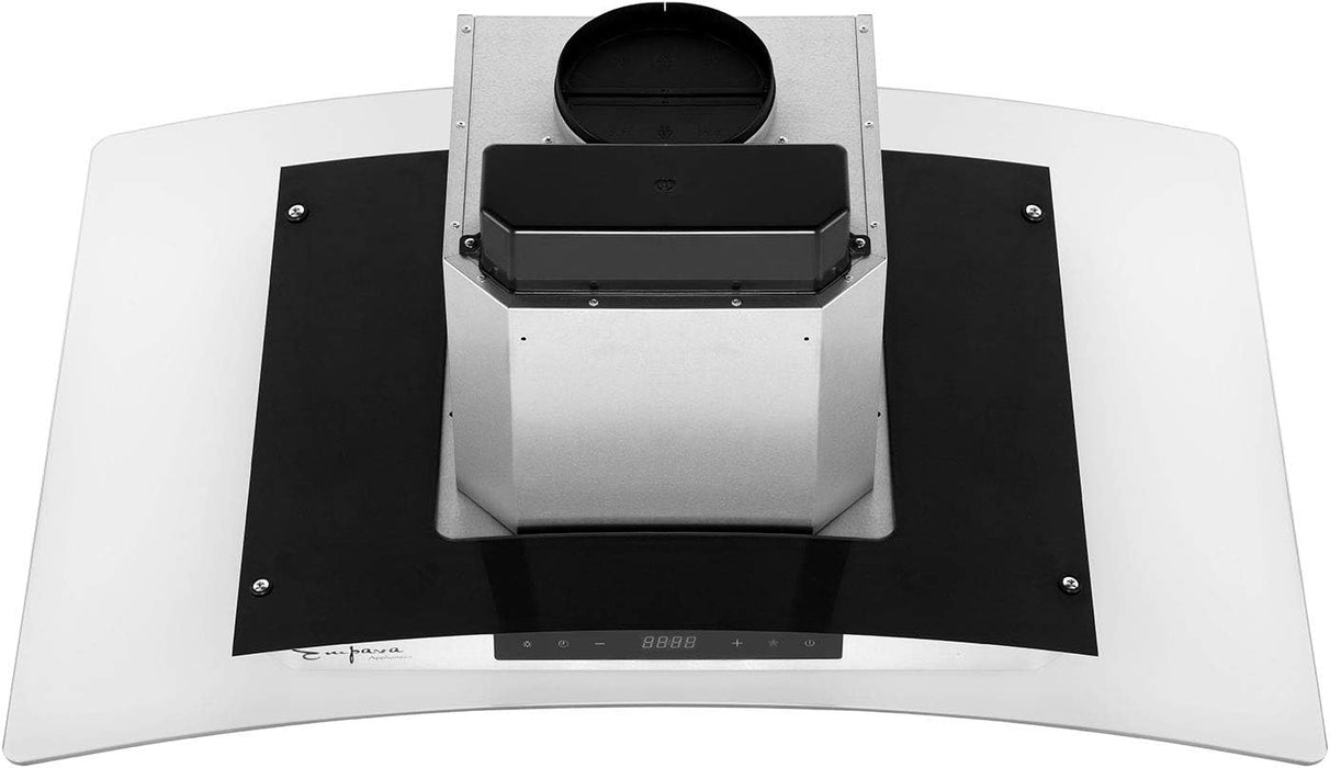 Empava 36 in. Kitchen 400 CFM Island Wall Mount Ducted Range Hood