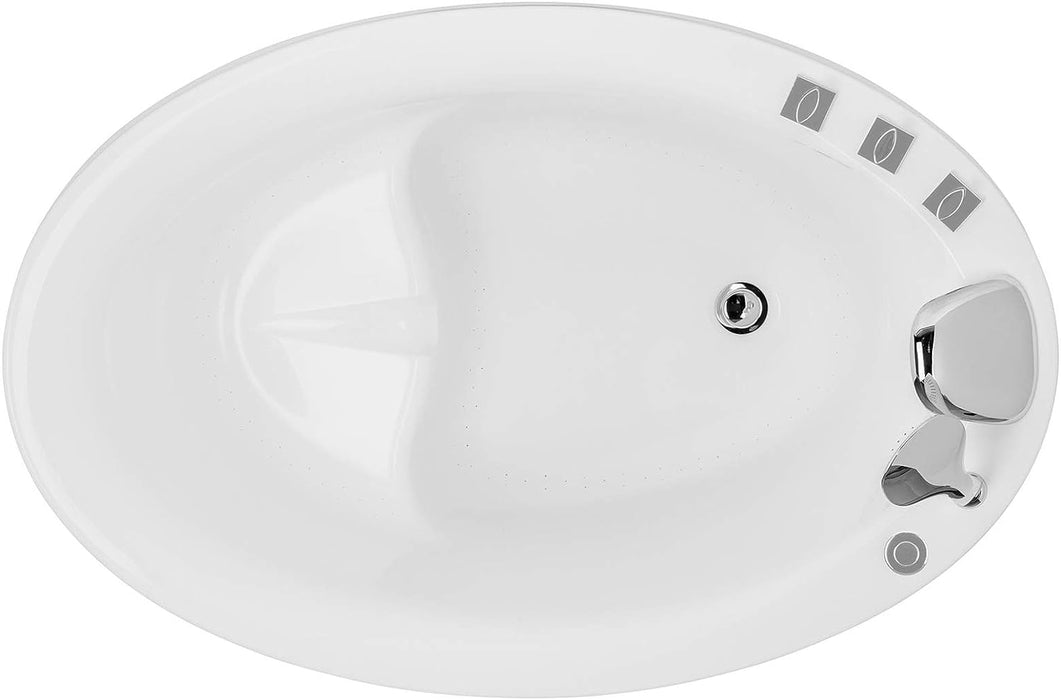 Empava 59 in. Freestanding Air Bathtub