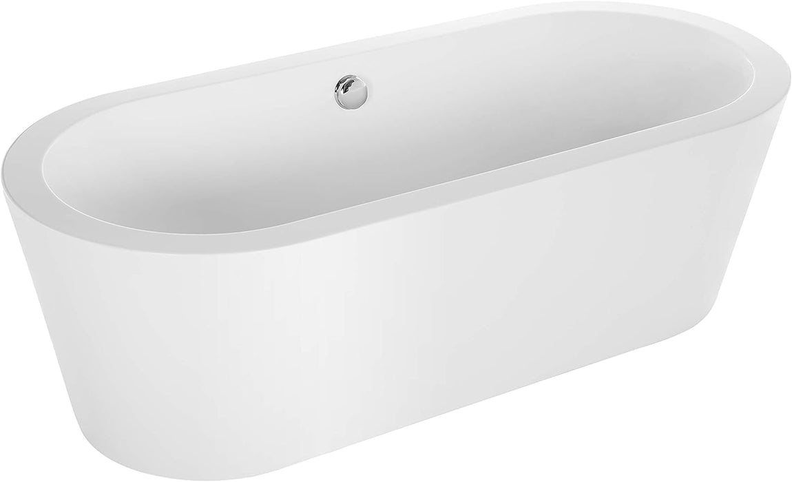 Empava 59 in. Freestanding Soaking Bathtub