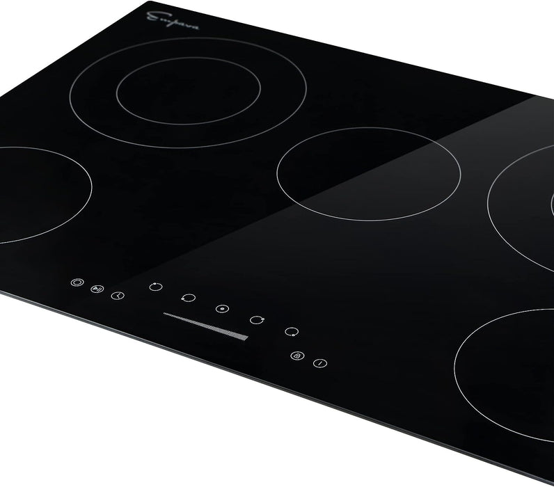 Empava 30 Inch Black Electric Radiant Cooktop