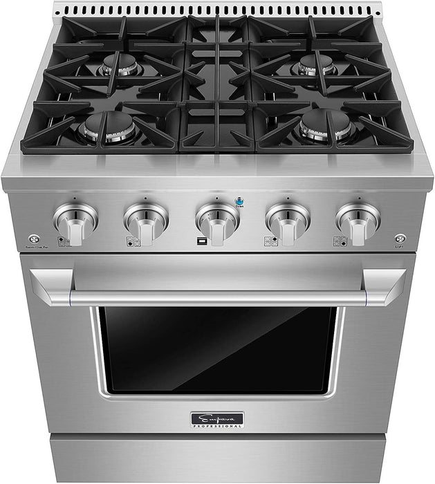 Empava 30 in. Pro-Style Slide-In Single Oven Gas Range