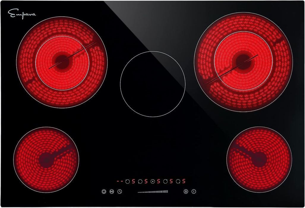 Empava 30 Inch Black Electric Radiant Cooktop