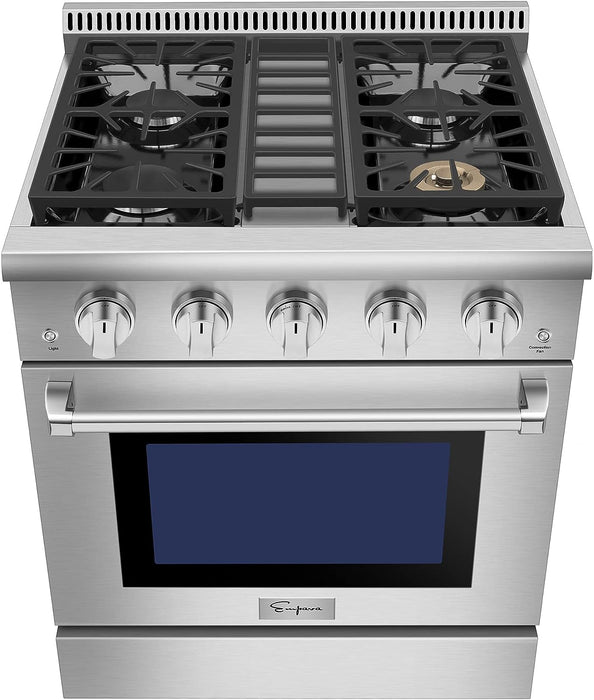 Empava 30 Inch Freestanding Range Gas Cooktop And Oven