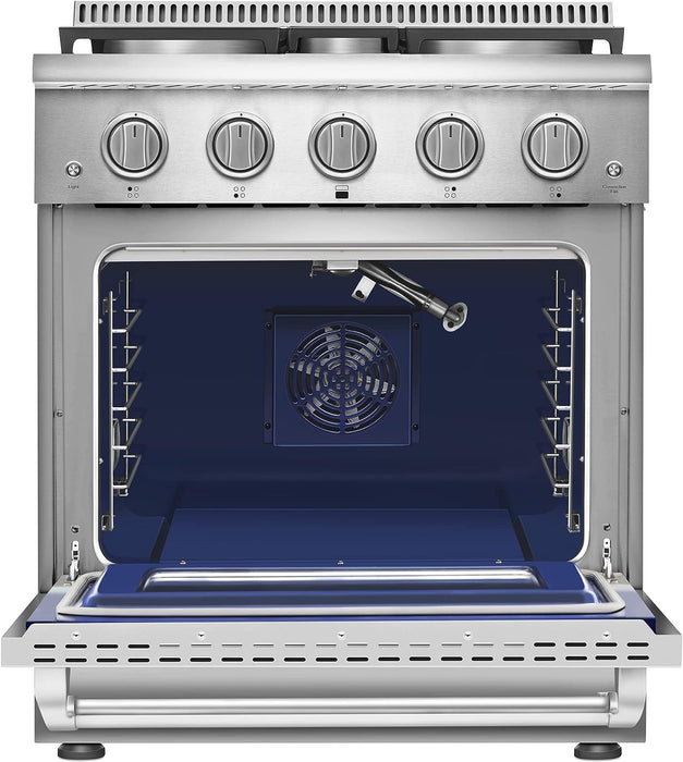 Empava 30 Inch Freestanding Range Gas Cooktop And Oven