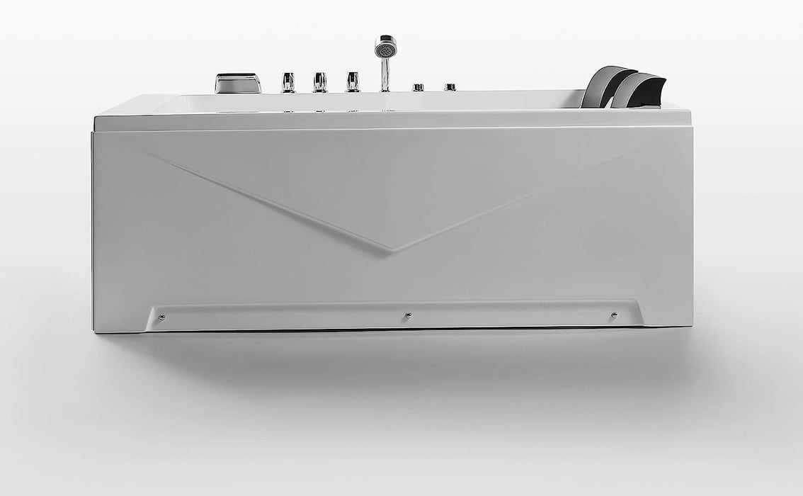 Empava 71 in. Whirlpool Acrylic Alcove Bathtub