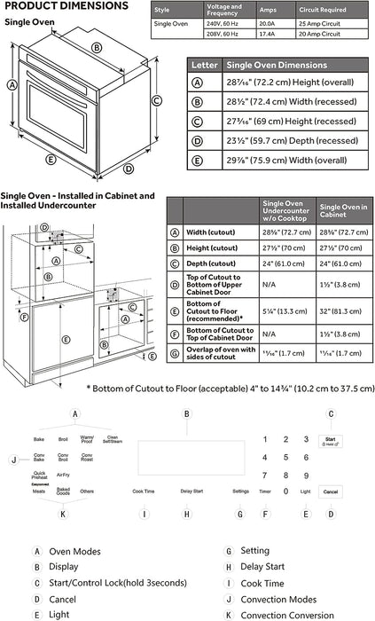 Empava 30" Electric Single Wall Oven