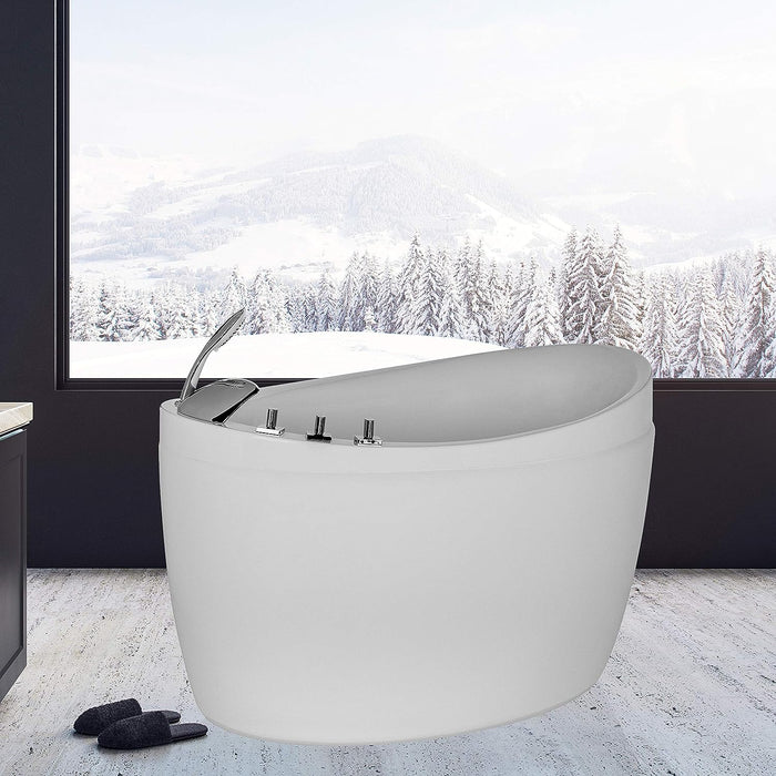 Empava 59 in. Freestanding Air Bathtub