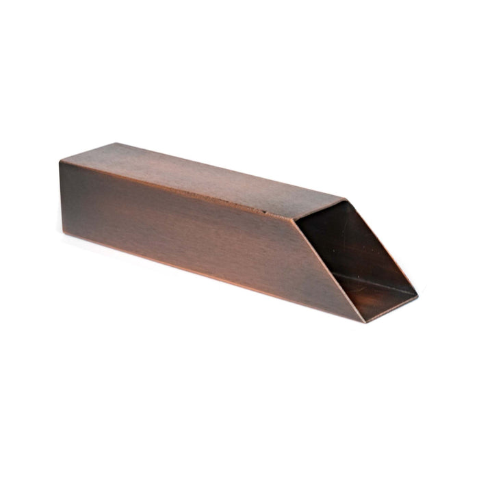 The Outdoor Plus Angled Mini Copper Scupper OPT-MSAN