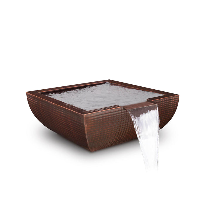 The Outdoor Plus Avalon Water Bowl - Hammered Patina Copper & Stainless Steel