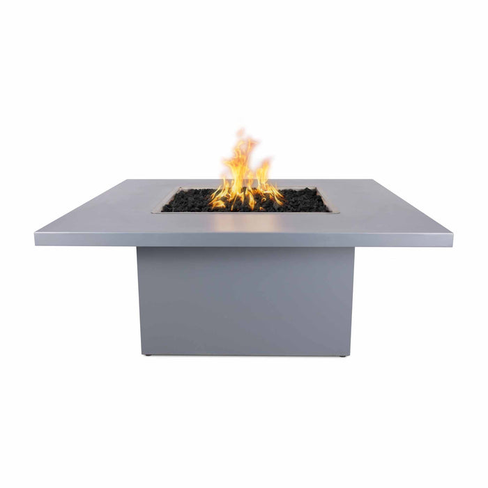 The Outdoor Plus Square Bella Fire Table Stainless Steel