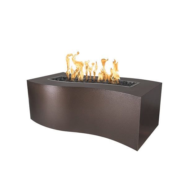 The Outdoor Plus 72" Rectangular Billow Fire Pit - Powder Coated Metal