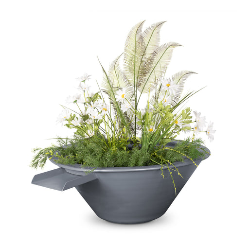 The Outdoor Plus Cazo Powder Coated Planter & Water Bowl