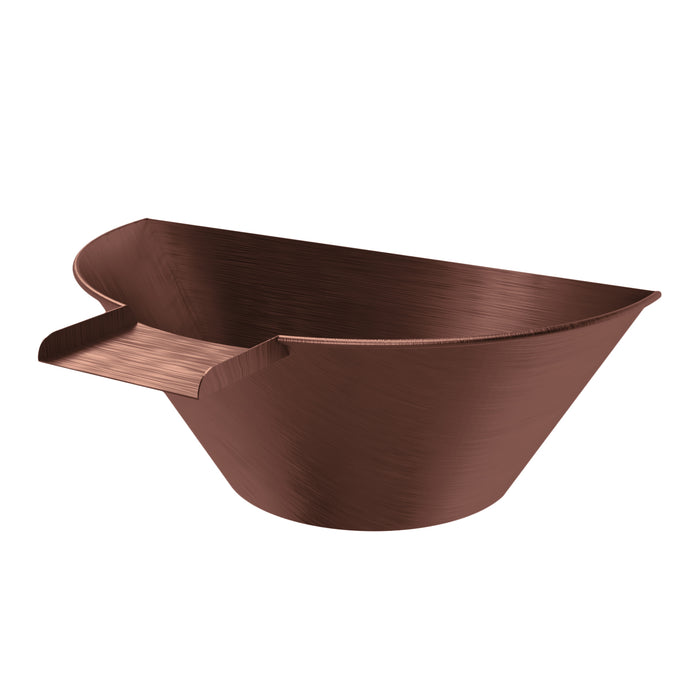 The Outdoor Plus Cazo Water Bowl - Wall Mounted Copper