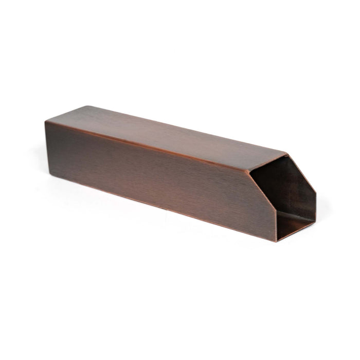 The Outdoor Plus Chamfered Mini Copper Scupper OPT-MSCH