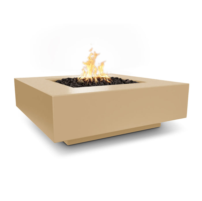 The Outdoor Plus 48" Square Cabo Fire Pit - GFRC Concrete - Natural Gas