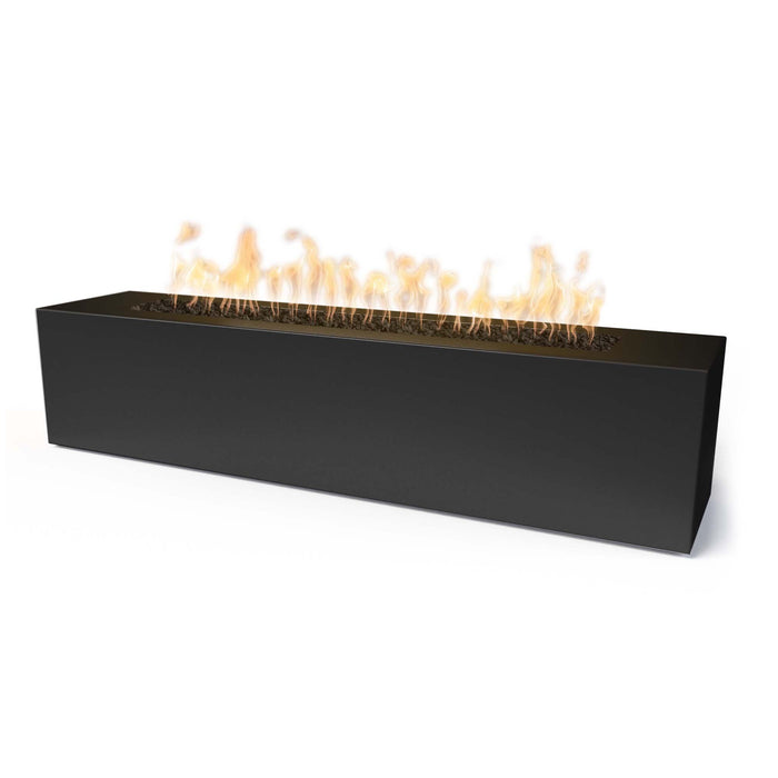 The Outdoor Plus 72" x 16" x 16" Rectangular Carmen Fire Pit - Powder Coated Metal