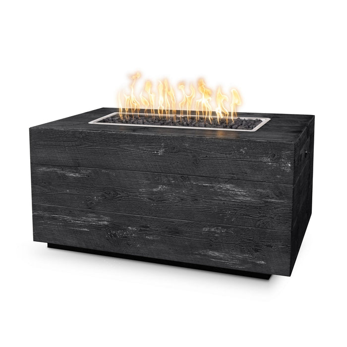 The Outdoor Plus 96" Rectangular Catalina Fire Pit - Wood Grain GFRC Concrete