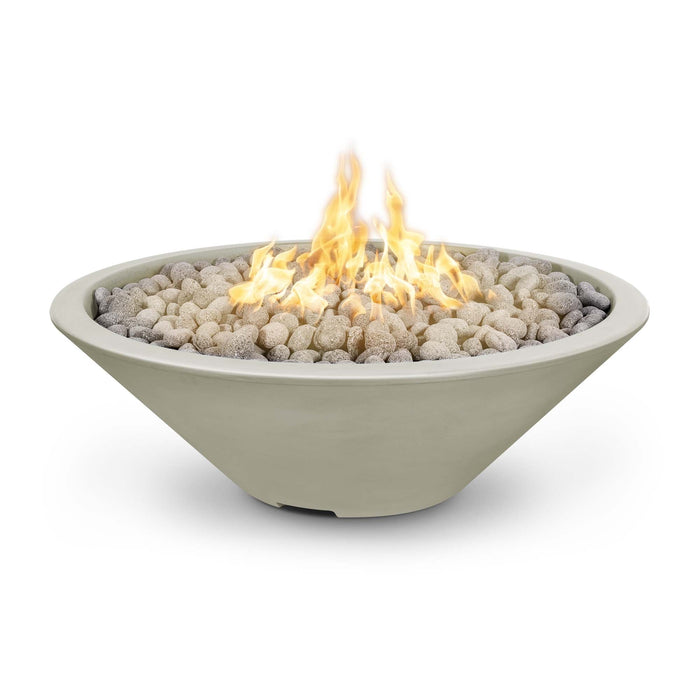 The Outdoor Plus 60" Round Cazo Fire Pit - GFRC Concrete - Liquid Propane