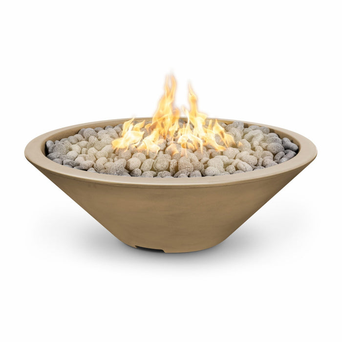 The Outdoor Plus 60" Round Cazo Fire Pit - GFRC Concrete - Natural Gas