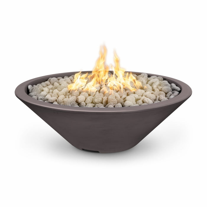 The Outdoor Plus 48" Round Cazo Fire Pit - GFRC Concrete - Natural Gas