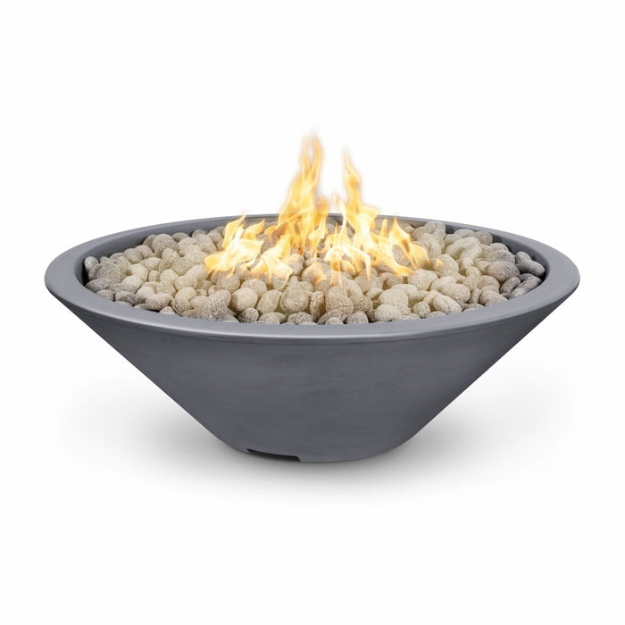 The Outdoor Plus 60" Round Cazo Fire Pit - GFRC Concrete - Liquid Propane