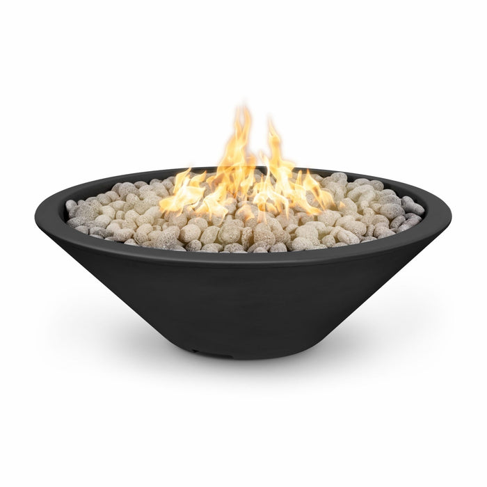 The Outdoor Plus 48" Round Cazo Fire Pit Narrow Ledge - Powder Coated Metal