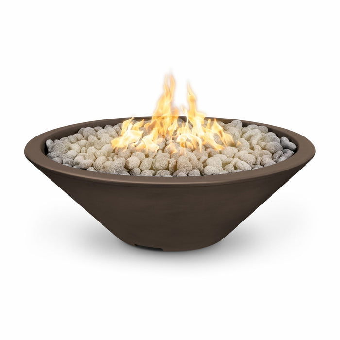 The Outdoor Plus 60" Round Cazo Fire Pit Narrow Ledge - Powder Coated Metal