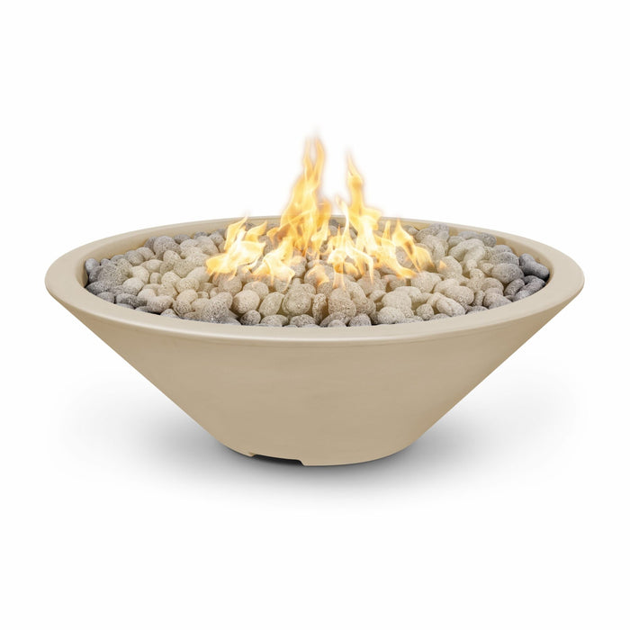 The Outdoor Plus 48" Round Cazo Fire Pit Narrow Ledge - Powder Coated Metal