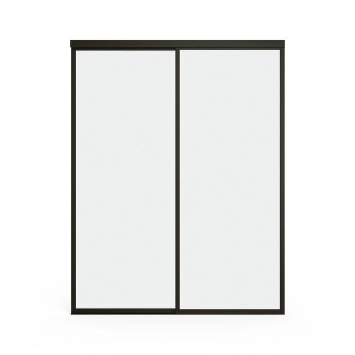 Doors22 144x80 Glass Sliding Room Divider Clear 4 panels