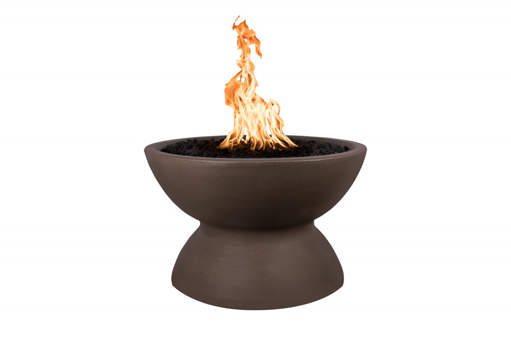 The Outdoor Plus 33" Round Copa Fire Pit - GFRC Concrete - Natural Gas