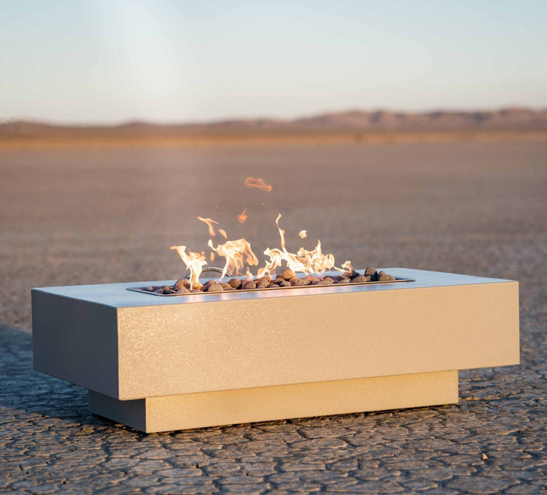 The Outdoor Plus 96" Rectangular Coronado Fire Pit - Powder Coated Metal