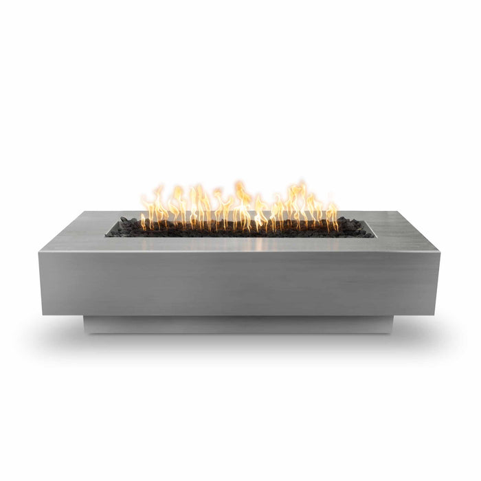 The Outdoor Plus Rectangular Coronado Fire Pit - Stainless Steel