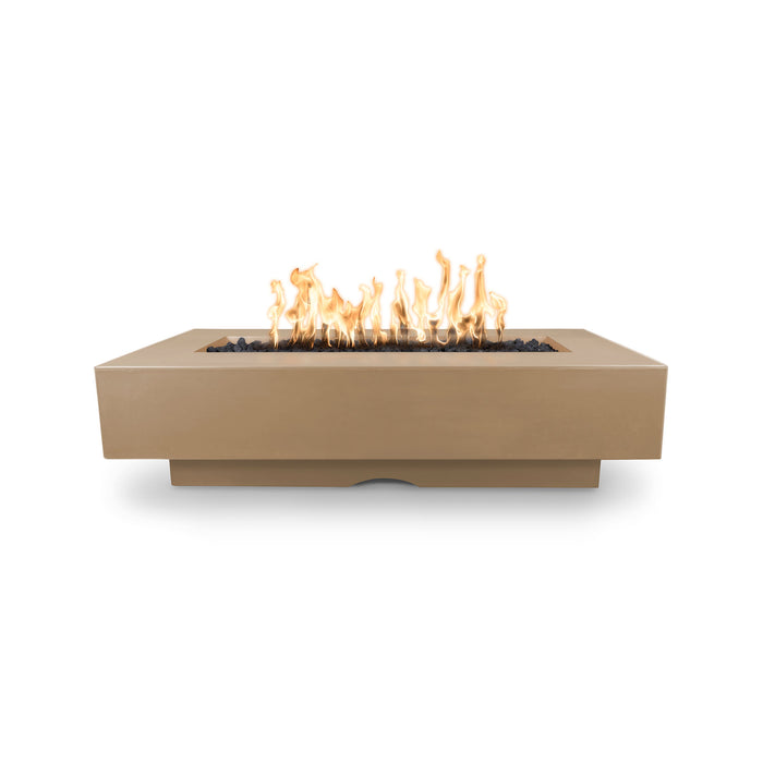 The Outdoor Plus 48" Rectangular Del Mar Fire Pit - GFRC Concrete - Natural Gas