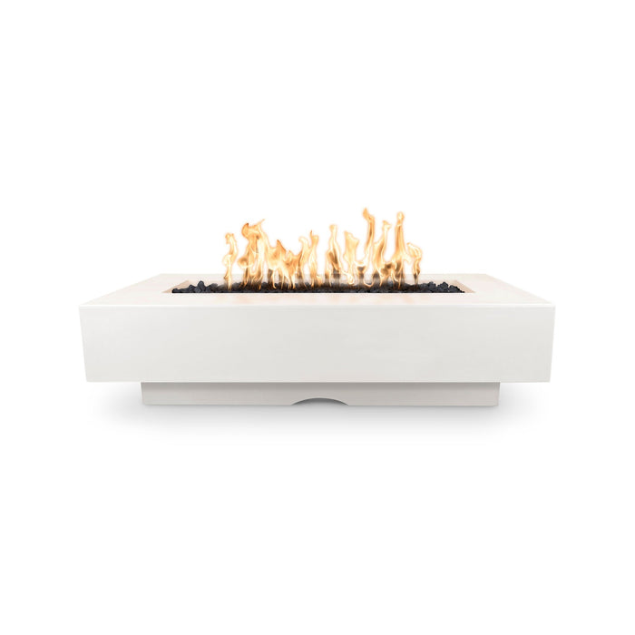 The Outdoor Plus 48" Rectangular Del Mar Fire Pit - GFRC Concrete - Liquid Propane