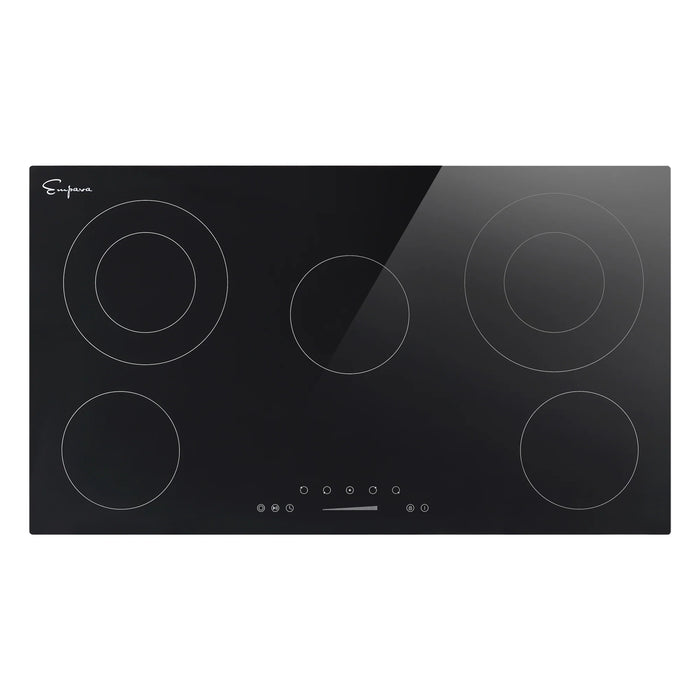 Empava 36 Inch Black Electric Radiant Cooktop