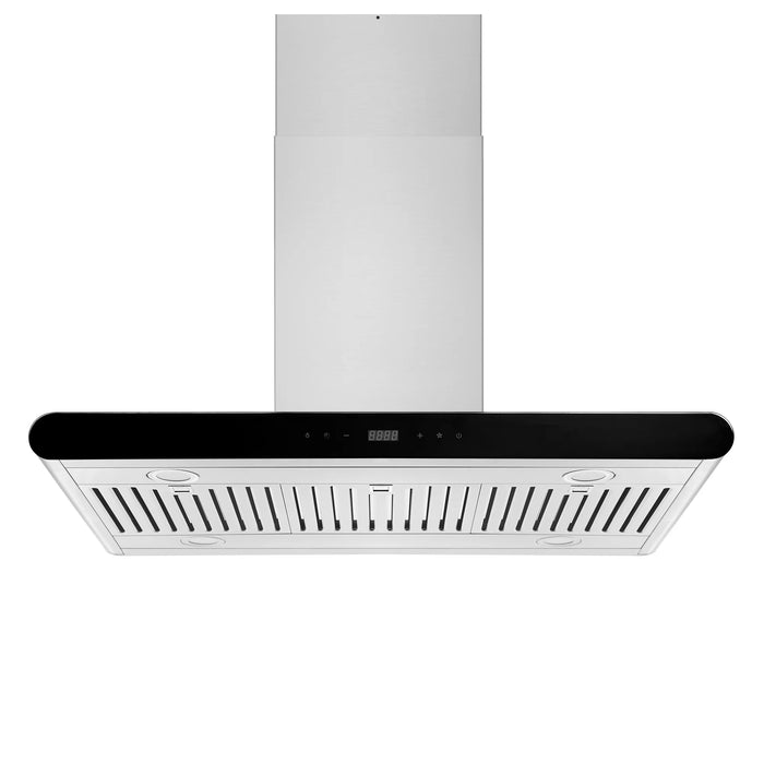 Empava 36 in. 400 CFM Island Wall Mount Ducted Range Hood