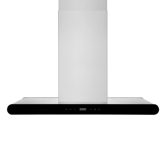 Empava 36 in. 400 CFM Island Wall Mount Ducted Range Hood