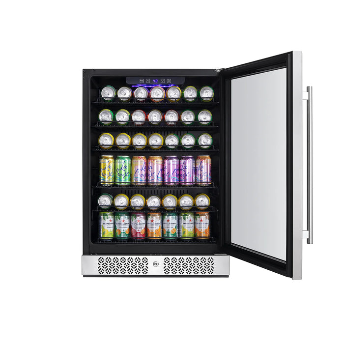 Empava 24 Inch Freestanding & Built-in Beverage Fridge