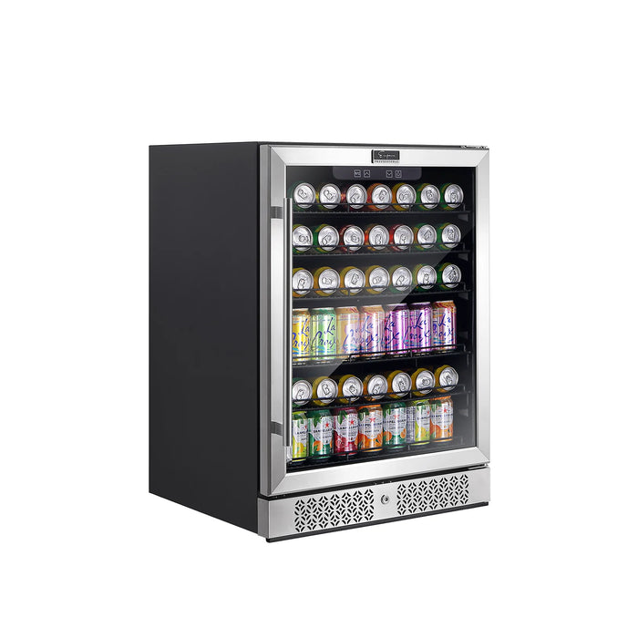 Empava 24 Inch Freestanding & Built-in Beverage Fridge